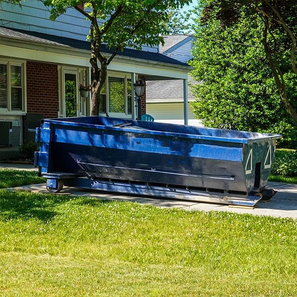 residential dumpsters can be rented for construction projects, but make sure to choose a size that can accommodate the amount of waste generated by the project